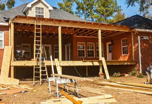 Porch Raising in Medina
